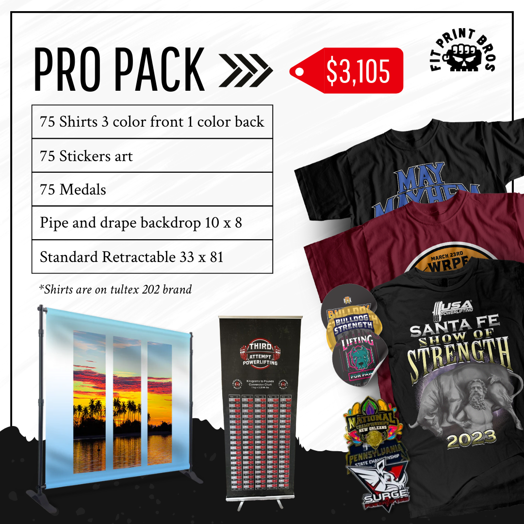 Pro Event Merchandise Pack – Complete Branding Kit with Custom Artwork
