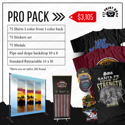 Pro Event Merchandise Pack – Complete Branding Kit with Custom Artwork