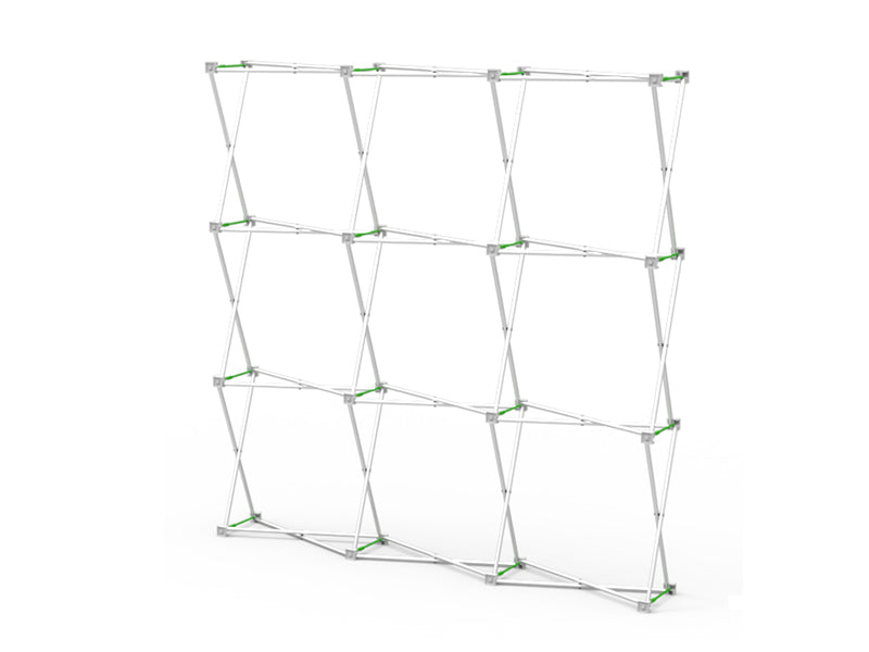 8ft Straight Velcro Fabric Pop Up Display