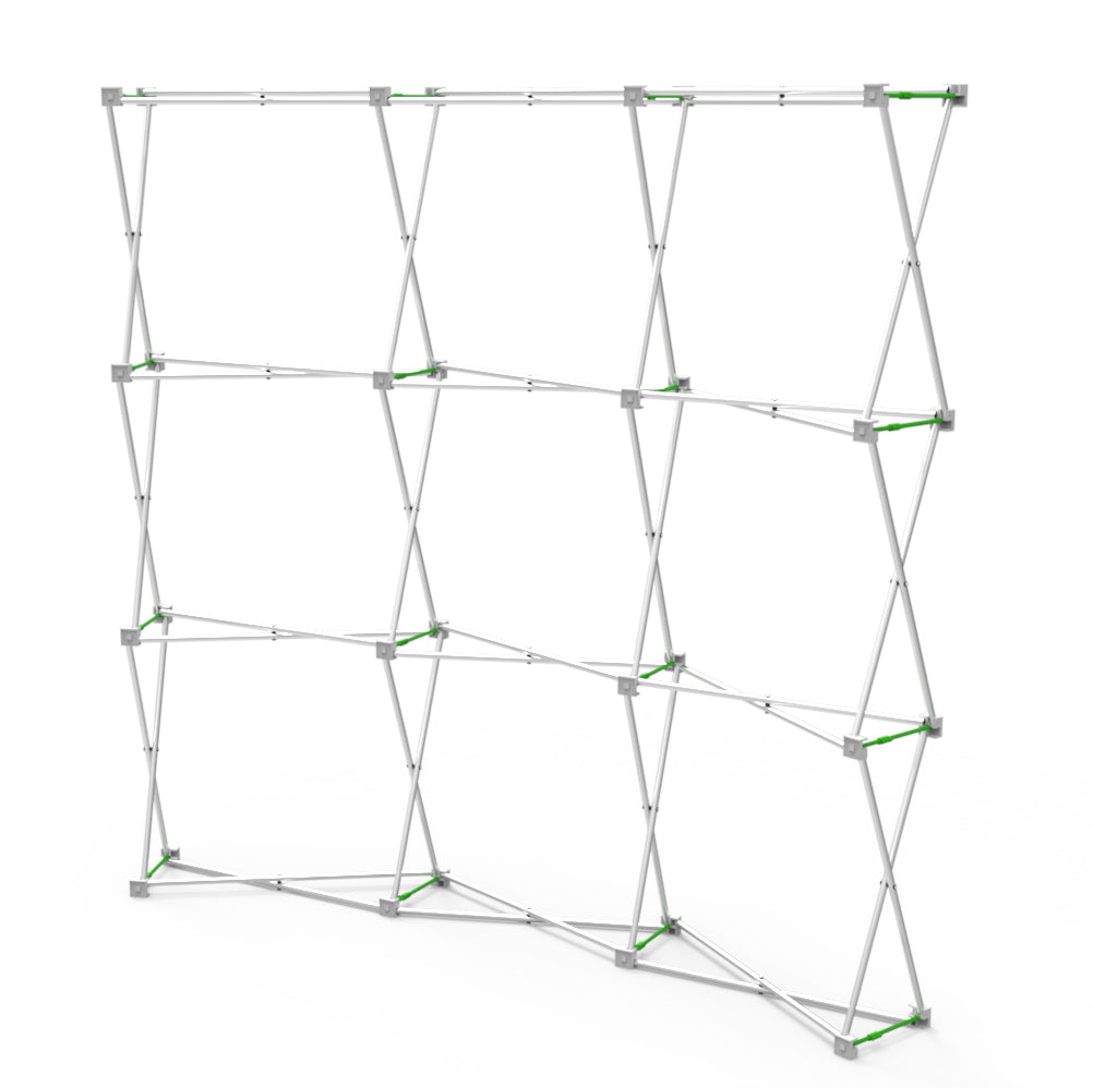8ft Curve Velcro Fabric Pop Up Display