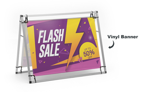 A Frame Banner Display